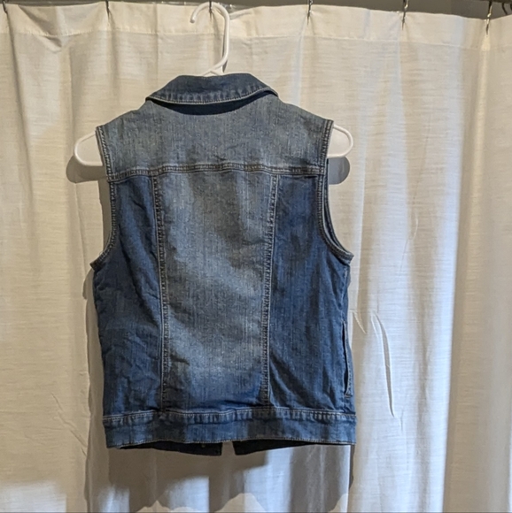 Jean Jacket Vest Excellent Condition Bin W - Picture 2 of 7